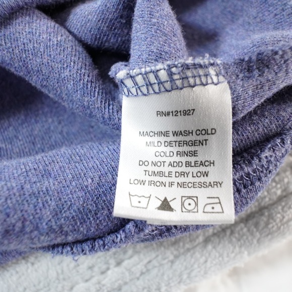 Johnnie-O West Coast Prep 1/4 Zip Pullover Mens L Blue Heather Twilight Cotton - Picture 11 of 13